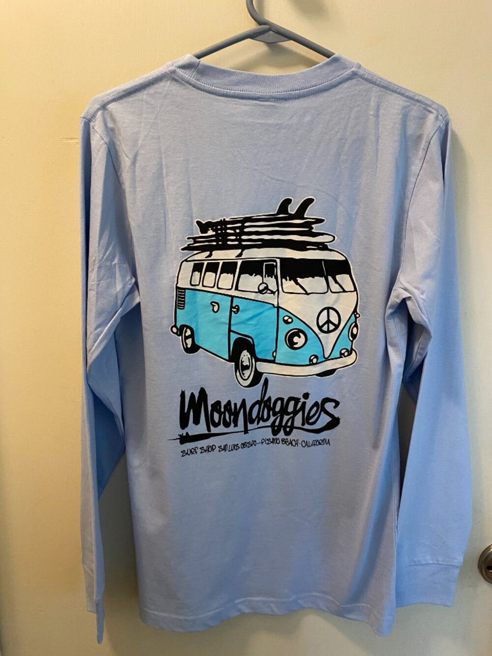 Moondoggies Beach Club Surf Shop Long Sleeve Graphic Tee - Men's Size S